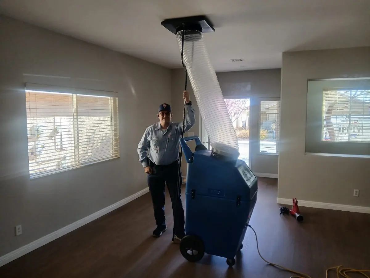 Professional Dryer Vent Cleaning work inside a Pleasant Prairie home